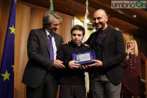 La premiazione di Gabriele Scorsolini (foto Mirimao)