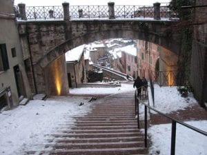 Perugia imbiancata - Foto dal gruppo 'Ce sente Perugia'
