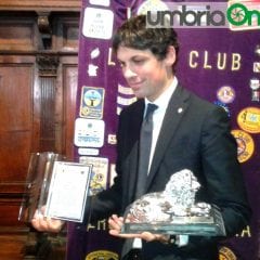 Perugia, Andrea Romizi premiato dal Lions