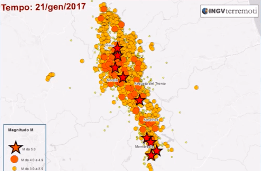 Terremoto, da agosto 48.200 scosse