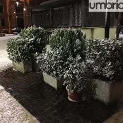La neve a Terni, fascino immutabile