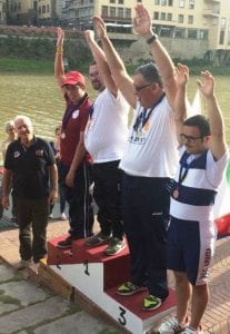 Alessio sul podio in una passata competizione