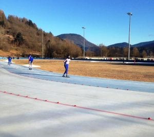 Alessio Rossi a Baselga di Piné (foto Cristina Rossi)