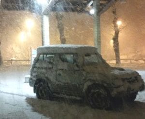 Norcia sotto la neve