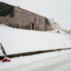 Umbria, sisma e neve: nessuno isolato