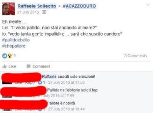 Sollecito su Facebook ti vedo pallido