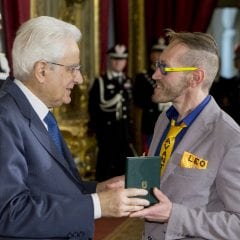 Sergio Mattarella premia Leonardo Cenci