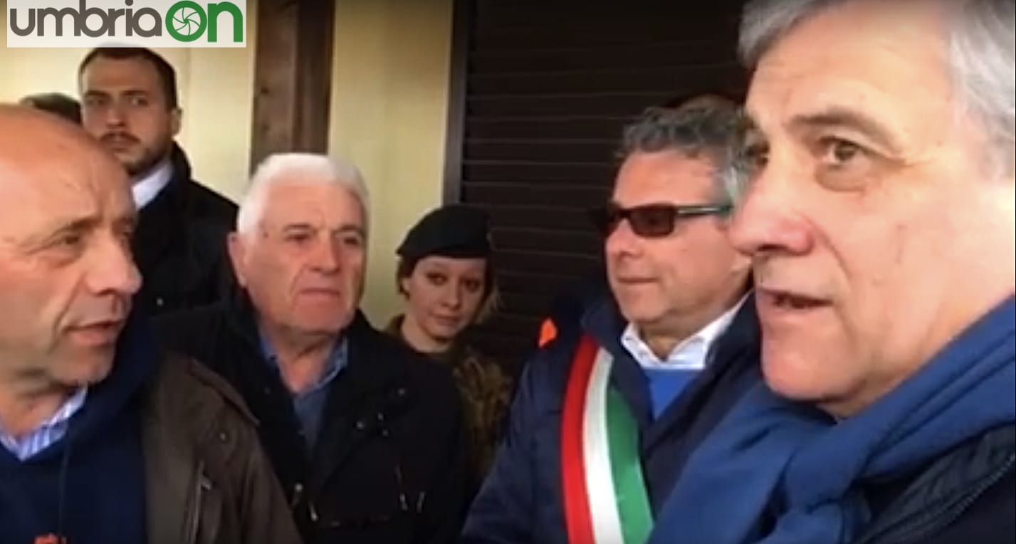 Terremoto, Tajani: «Sae, case vere»