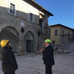 Preci, prove di ripresa dopo il terremoto