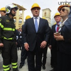 L’Europa a Norcia, Tajani guida la visita