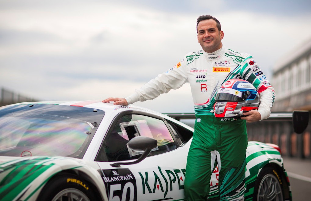 Terni, il pilota Ferrari Marco Cioci all'Ipsia UmbriaON