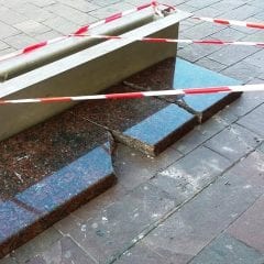 Terni, panchina rotta: il sindaco conta i danni