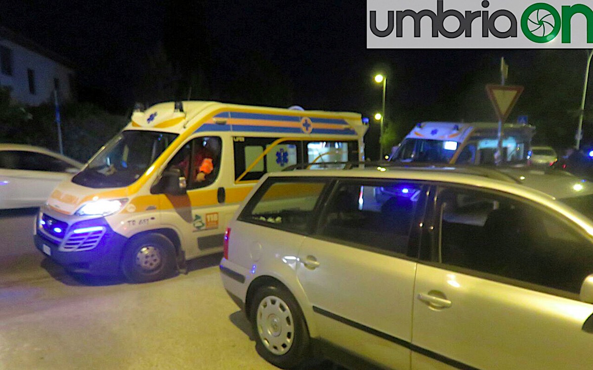 Terni, Gabelletta: schianto con feriti