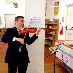 Perugia, beneficenza con note di violino