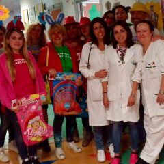 Ospedale di Terni, festa in pediatria