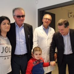 Perugia, Dion a 4 anni guarito dalla leucemia