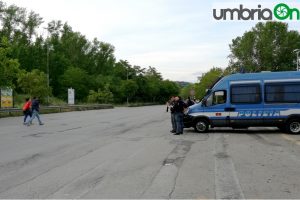 20170518 - traffico bloccato viale Centoba libero verso stadio