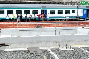 stazione Ponte San Giovanni lavori sottopasso
