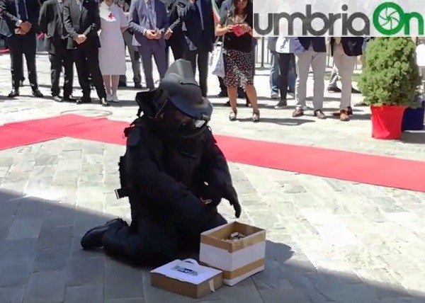 Festa dei carabinieri: artificieri all’opera