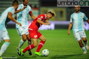 Entella Perugia Terrani in dribbling