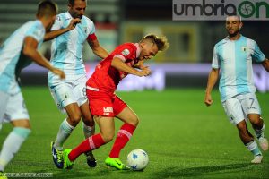 Entella Perugia Terrani in dribbling