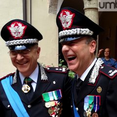 Carabinieri Umbria, cambio della guardia