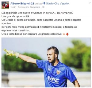 I saluti di Brignoli