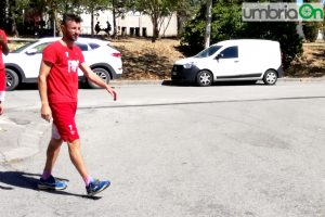 perugia allenamento Guberti cammina via