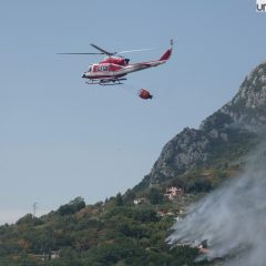 Fiamme fra Spoleto e Terni: arriva elicottero