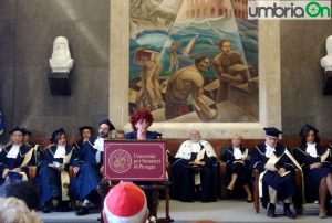 inaugurazione università stranieri perugia 2017 Ministro Fedeli Vittorio Sgarbi