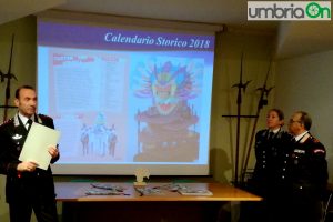 Calendario Carabinieri presentazione Perugia Colonnello Fabi