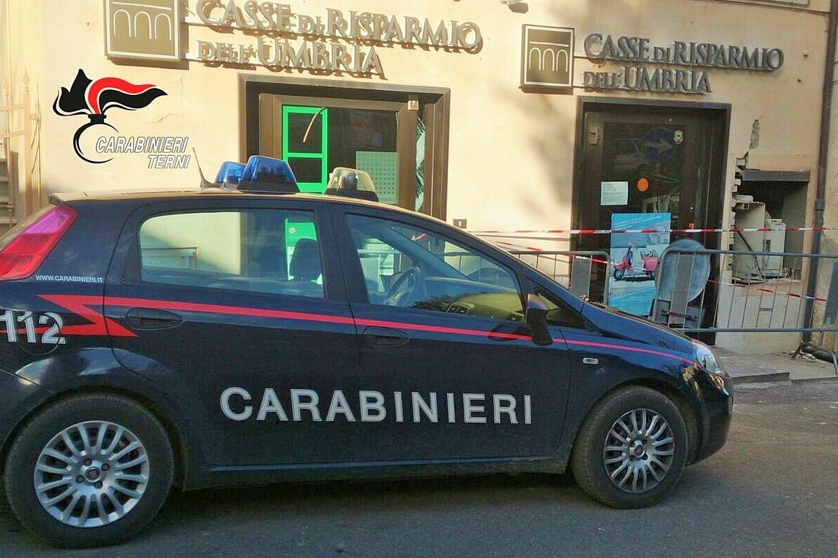 Calvi dell’Umbria, Bancomat assaltato