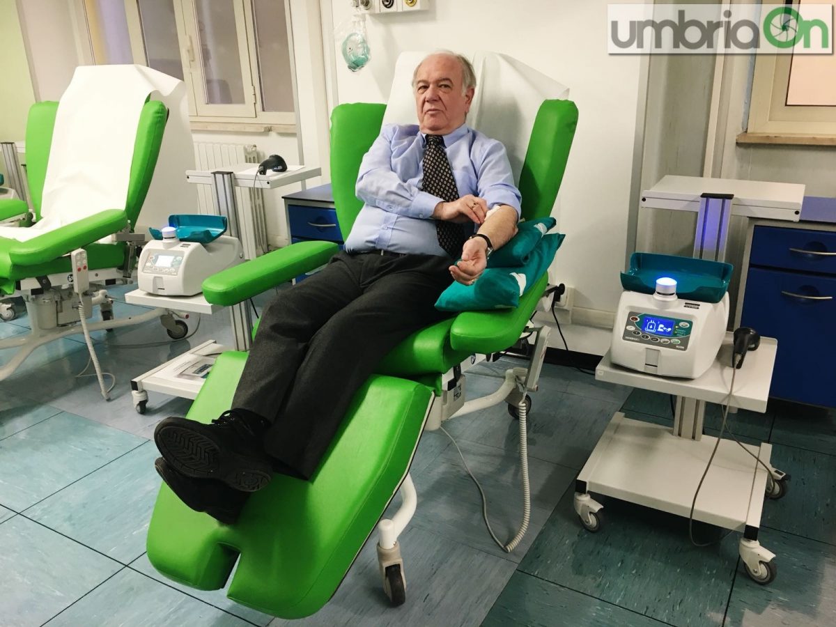 Ospedale di Terni, donazione da record