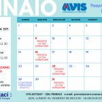 Avis, il calendario di gennaio