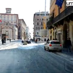 Perugia, dopo ‘Burian’ aperto corso Vannucci