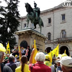 Coldiretti in piazza: «Siamo sotto attacco»