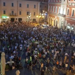 Terni, bagno di folla per Matteo Salvini