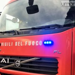 Forti piogge a Orvieto. Bloccato con l’auto nel sottopasso allagato: salvato dal 115