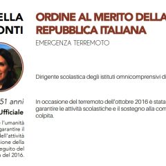 Premio al Quirinale per dirigente Rosella Tonti