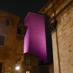 Perugia, nuovi colori alla Torre degli Sciri