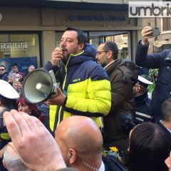 Terni, Matteo Salvini: «Pronti per l’Umbria»