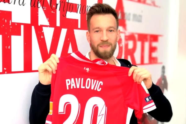 Perugia, ecco Pavlovic: «Al servizio del Grifo»