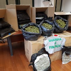 Umbria ‘crocevia’ della droga: sequestrati 70 chili di marijuana
