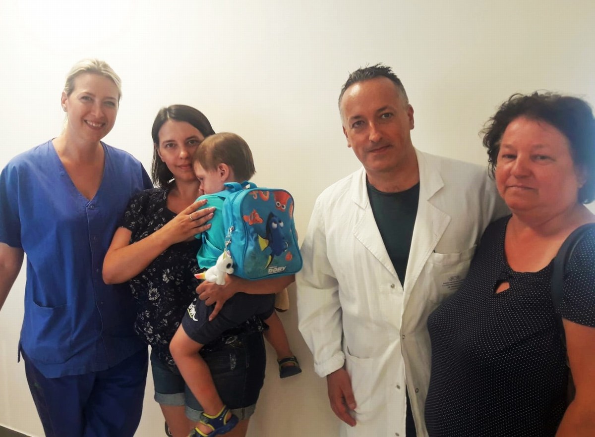 Bimbo operato, torna a nuova vita a Perugia