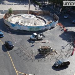 Terni, nuova viabilità piazza Tacito – Video