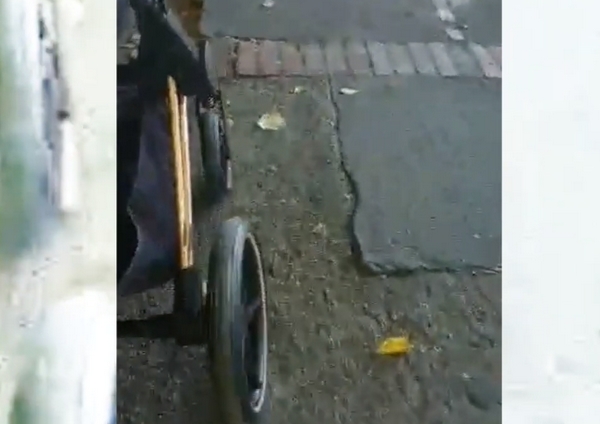 «Uscire in carrozzina? Percorso ad ostacoli»
