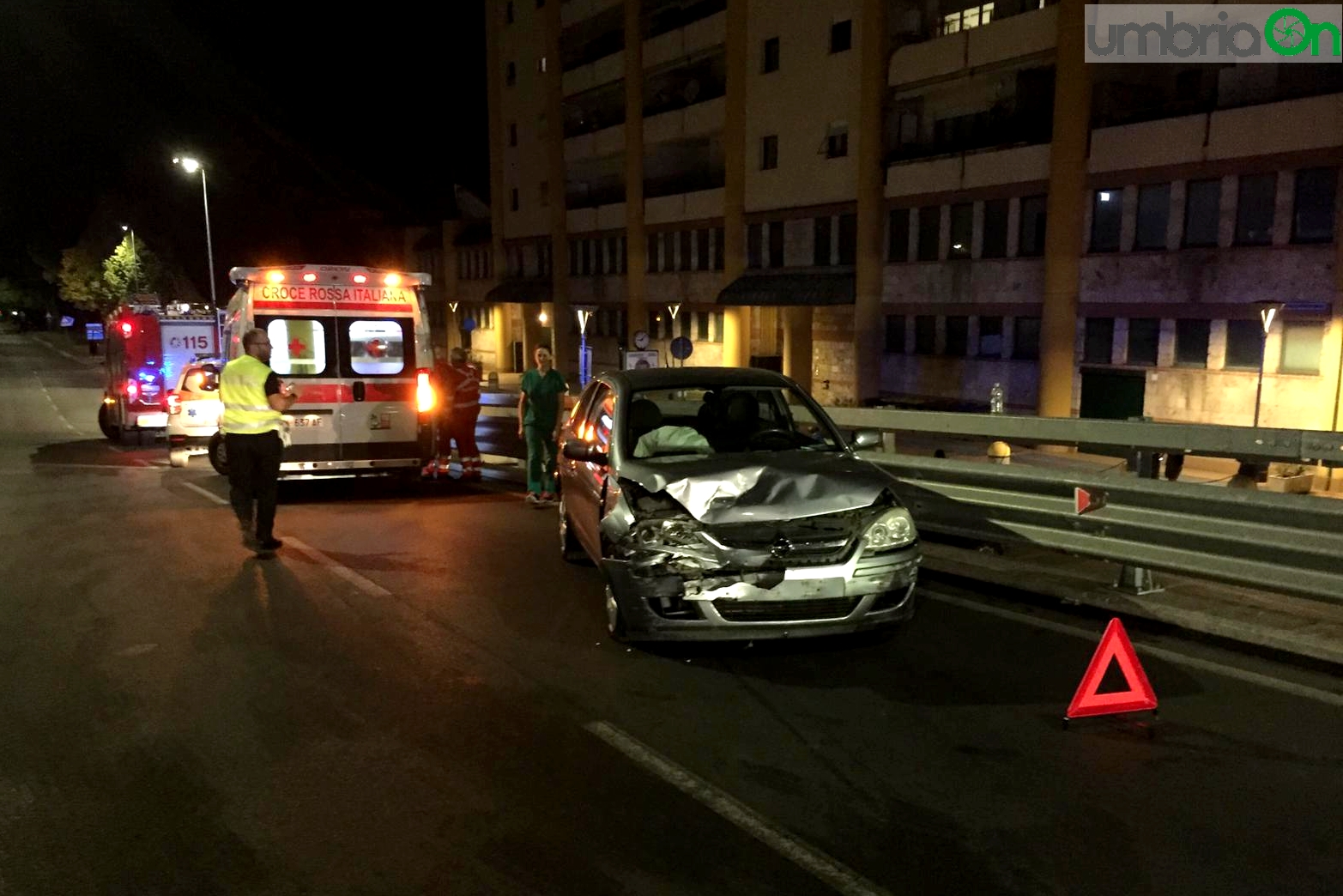 85enne contromano, frontale a Terni