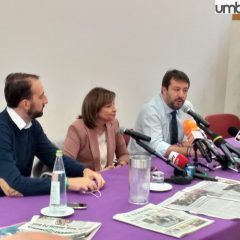 Umbria, Tesei con Salvini dopo la vittoria