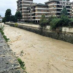 Terni, il torrente Serra è in piena – Il video