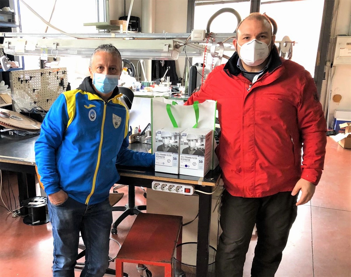 Terni, la S.G. Bosco dona mascherine al Santa Maria